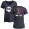 Women's Ben Wallace Name and Number Banner Wave V-Neck T-Shirt - Navy