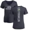 Women's Benjie Franklin Backer Slim Fit T-Shirt - Navy