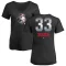 Women's Bennett Sousa Midnight Mascot V-Neck T-Shirt - Black