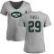 Women's Bilal Powell Name & Number Slim Fit T-Shirt - Ash