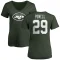 Women's Bilal Powell Name & Number Slim Fit T-Shirt - Green