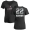 Women's Bill Buckner Midnight Mascot V-Neck T-Shirt - Black