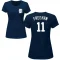 Women's Bill Freehan Name & Number T-Shirt - Navy