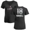 Women's Bill Russell Midnight Mascot V-Neck T-Shirt - Black