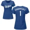 Women's Billy Grabarkewitz Name & Number T-Shirt - Royal