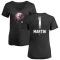 Women's Billy Martin Midnight Mascot V-Neck T-Shirt - Black