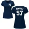 Women's Billy McKinney Name & Number T-Shirt - Navy