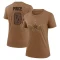 Women's Billy Price Legend 2023 Salute To Service Performance T-Shirt - Brown