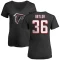 Women's B.J. Baylor Name & Number Slim Fit T-Shirt - Black