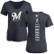 Women's Bj Surhoff Backer Slim Fit T-Shirt - Navy