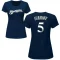 Women's Bj Surhoff Name & Number T-Shirt - Navy