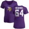 Women's Blake Brandel Name & Number Slim Fit T-Shirt - Purple