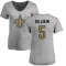 Women's Blake Gillikin Name & Number Slim Fit T-Shirt - Ash