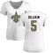 Women's Blake Gillikin Name & Number Slim Fit T-Shirt - White