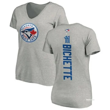 Bo Bichette Name & Number T-Shirt - Gray - Tshirtsedge