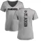 Women's Bo Jackson Backer V-Neck T-Shirt - Ash