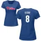 Women's Bob Boone Name & Number T-Shirt - Royal