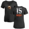 Women's Bob Brenly Midnight Mascot V-Neck T-Shirt - Black