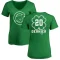 Women's Bob Dernier Dubliner Name & Number V-Neck T-ShirtKelly - Green