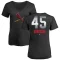 Women's Bob Gibson Midnight Mascot V-Neck T-Shirt - Black