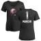 Women's Bobby Murcer Midnight Mascot V-Neck T-Shirt - Black