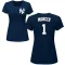 Women's Bobby Murcer Name & Number T-Shirt - Navy