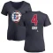 Women's Bobby Orr Name and Number Banner Wave V-Neck T-Shirt - Navy