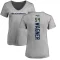 Women's Bobby Wagner Backer V-Neck T-Shirt - Ash