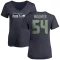 Women's Bobby Wagner Name & Number Slim Fit T-Shirt - Navy