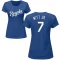 Women's Bobby Witt Jr. Name & Number T-Shirt - Royal