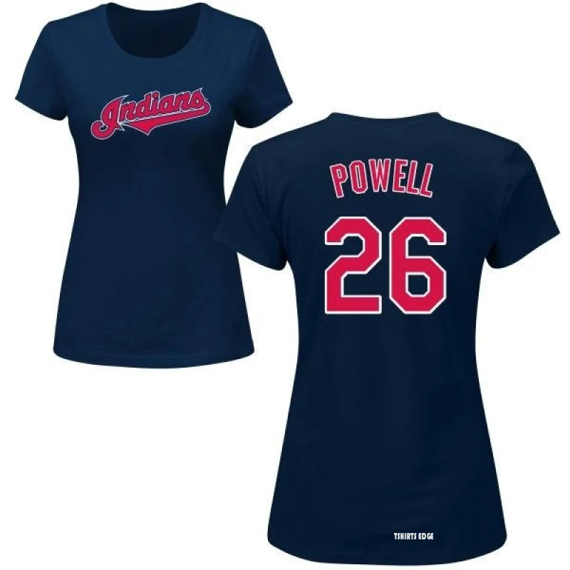 Women's Boog Powell Name & Number T-Shirt - Navy - Tshirtsedge