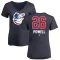 Women's Boog Powell Name and Number Banner Wave V-Neck T-Shirt - Navy