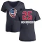 Women's Brad Boxberger Name and Number Banner Wave V-Neck T-Shirt - Navy