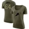 Women's Brad Cecil Legend Salute to Service Scoop Neck T-Shirt - Olive