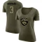 Women's Brad Nortman Legend Salute to Service Scoop Neck T-Shirt - Olive