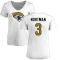 Women's Brad Nortman Name & Number Slim Fit T-Shirt - White