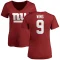 Women's Brad Wing Name & Number Slim Fit T-Shirt - Red