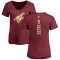 Women's Braden Hache One Color Backer T-Shirt - Maroon