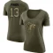 Women's Bradley Pinion Legend Salute to Service Scoop Neck T-Shirt - Olive