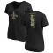 Women's Bradley Roby Backer Slim Fit T-Shirt - Black