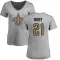 Women's Bradley Roby Name & Number Slim Fit T-Shirt - Ash