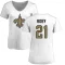 Women's Bradley Roby Name & Number Slim Fit T-Shirt - White