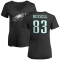 Women's Brady Russell Name & Number Slim Fit T-Shirt - Black