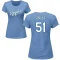 Women's Brady Singer Name & Number T-Shirt - Light Blue