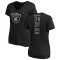 Women's Brandon Bolden Backer Slim Fit T-Shirt - Black