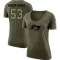 Women's Brandon Bouyer-Randle Legend Salute to Service Scoop Neck T-Shirt - Olive