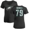 Women's Brandon Brooks Name & Number Slim Fit T-Shirt - Black