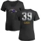 Women's Brandon Carr Midnight Mascot T-Shirt - Black