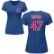 Women's Brandon Hughes Name & Number T-Shirt - Royal