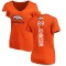 Women's Brandon Johnson Backer Slim Fit T-Shirt - Orange